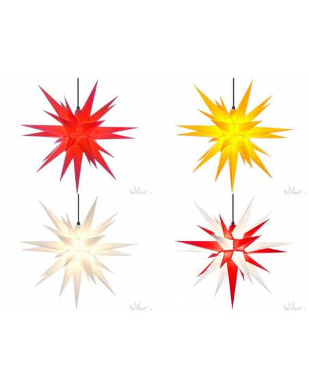 Herrnhuter Stern A7, 60 cm Kunststoff Outdoor Advents- und Weihnachtsstern