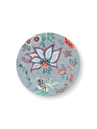 Flower Festival, Teller, 17cm, hellblau