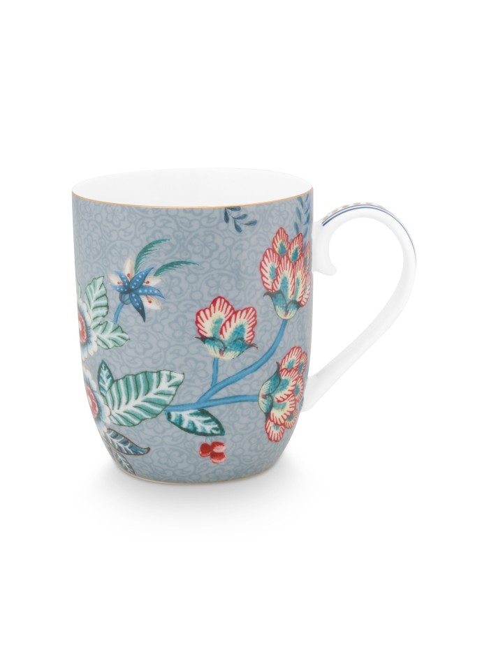 Flower Festival, Tasse, 145ml, hellblau