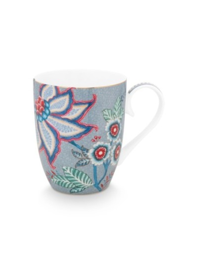 Flower Festival, Tasse, 350ml, hellblau