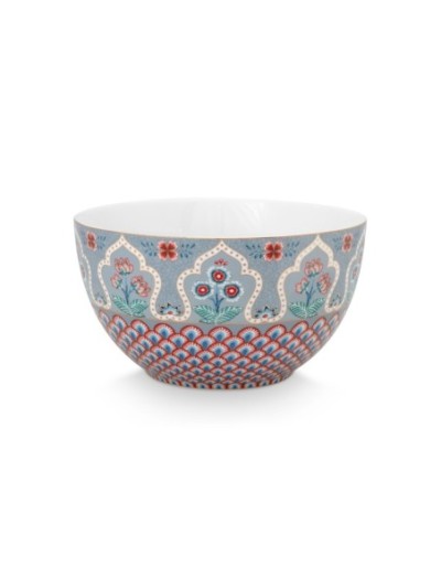 Flower Festival Scallop Deco, Schüssel, 18cm, hellblau