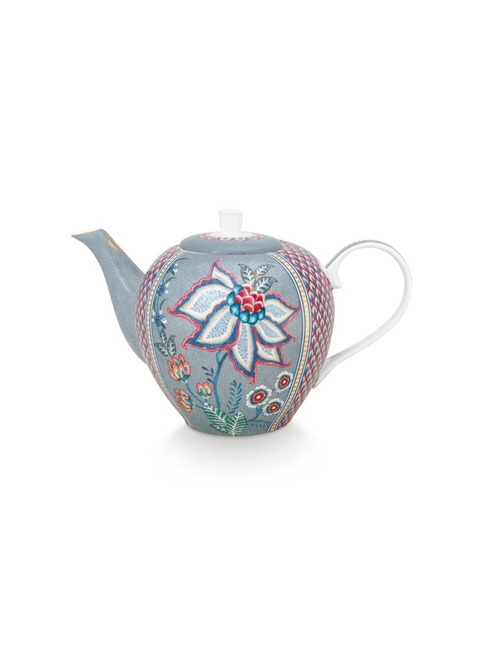 Flower Festival, Teekanne/Kaffeekanne, 1,6 ltr. hellblau Flower Festival, Teekanne/Kaffeekanne, 1,6 ltr. hellblau