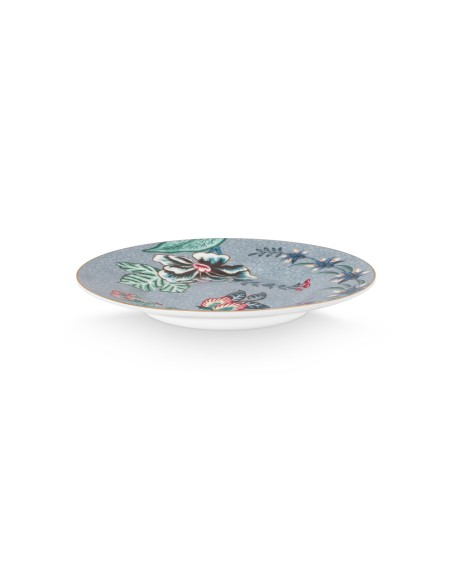Flower Festival, Petit Four Teller, 12cm, hellblau