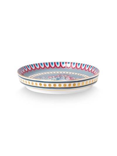 Flower Festival, Teebeutelablage, 9cm, hellblau