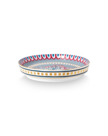 Flower Festival, Teebeutelablage, 9cm, hellblau