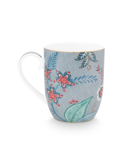 Flower Festival, Tasse, 145ml, hellblau