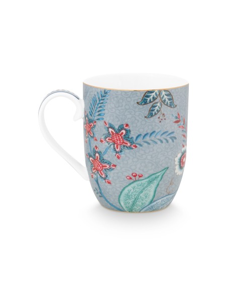 Flower Festival, Tasse, 145ml, hellblau
