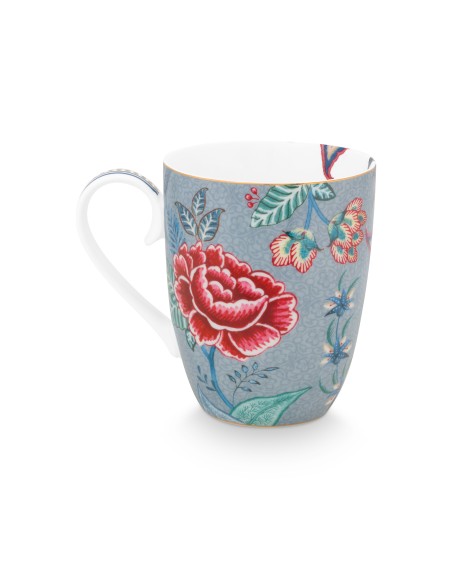 Flower Festival, Tasse, 350ml, hellblau