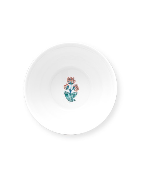 Flower Festival Scallop Deco, Schüssel, 18cm, hellblau