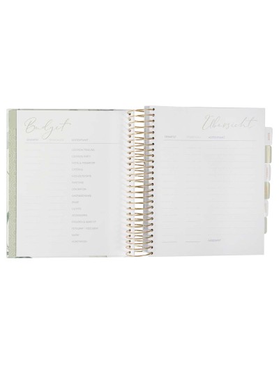 Hochzeitsplaner "Wir trauen uns" Blätter 19x22 cm