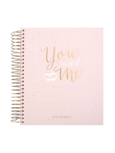 Hochzeitsplaner "you and me" Rosa 19x22 cm