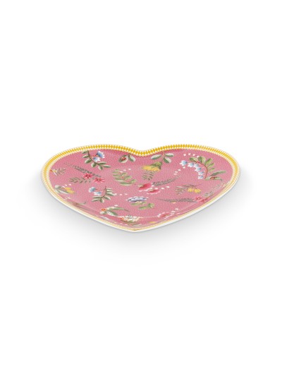 La Majorelle, Herzteller 2er Set, 21.5cm, pink