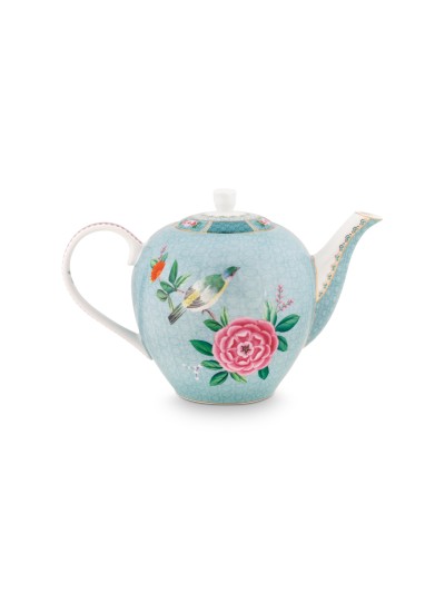 Blushing Birds, Teekanne/Kaffeekanne, 1,6 ltr. blau