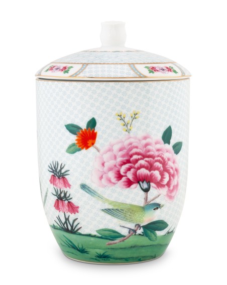 Blushing Birds, Plätzchendose, Vorratsdose, 1.5ltr, weiß