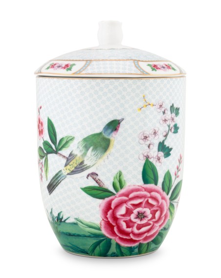 Blushing Birds, Plätzchendose, Vorratsdose, 1.5ltr, weiß