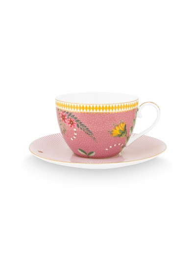La Majorelle, Tasse & Untertasse, 280ml, pink