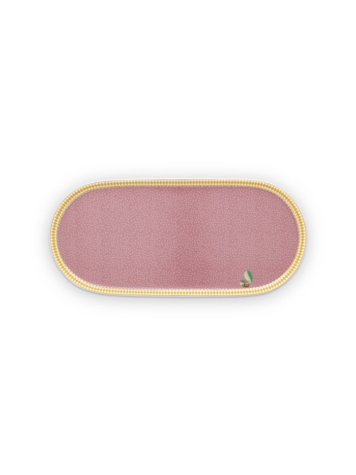 La Majorelle, Tablett für Milch und Zucker, 25x12cm, pink