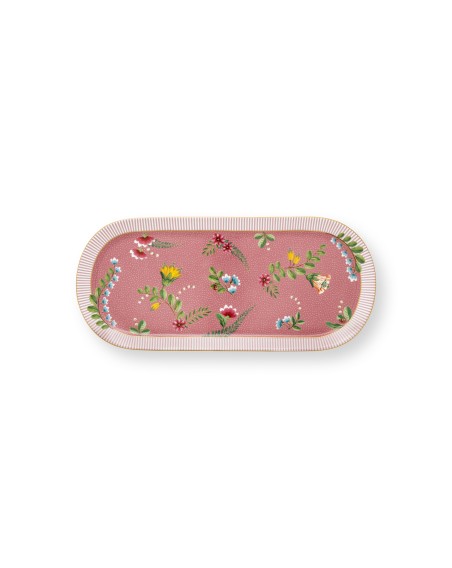 La Majorelle, Kuchenplatte, rechteckig, 33.3x15.5cm, pink