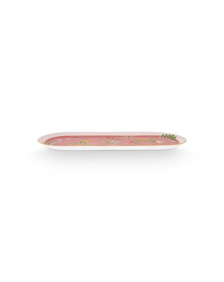 La Majorelle, Kuchenplatte, rechteckig, 33.3x15.5cm, pink