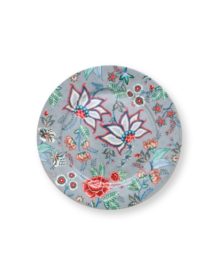 Flower Festival, Teller, 32cm, blau