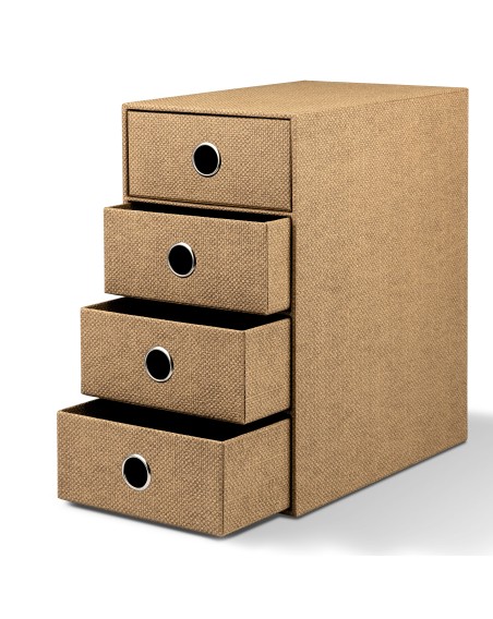 Schubladenbox, 4er, S.O.H.O. Special Line, Hazelnut