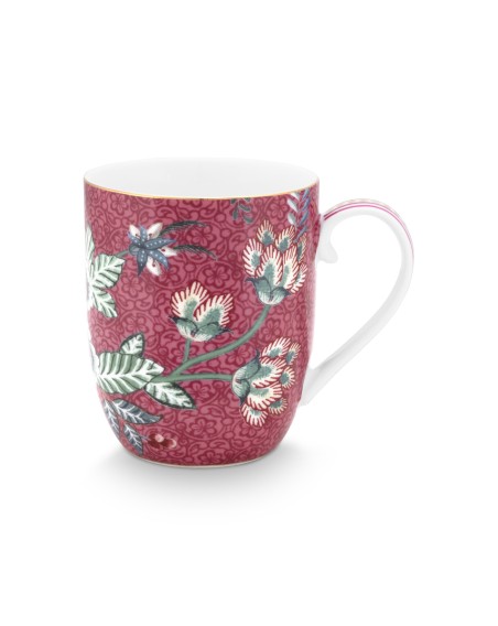 Flower Festival, Tasse, 145ml, dunkelpink