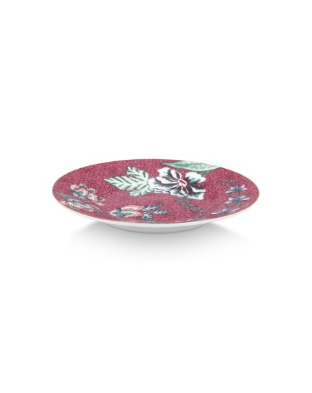 Flower Festival, Petit Four Teller, 12cm, dunkelpink