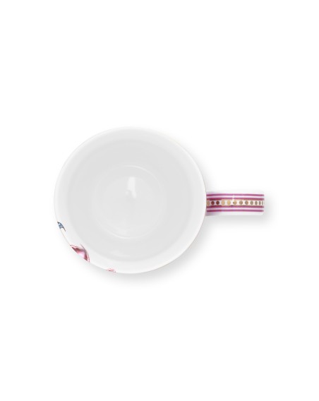 Flower Festival, Tasse, 350ml, dunkelpink