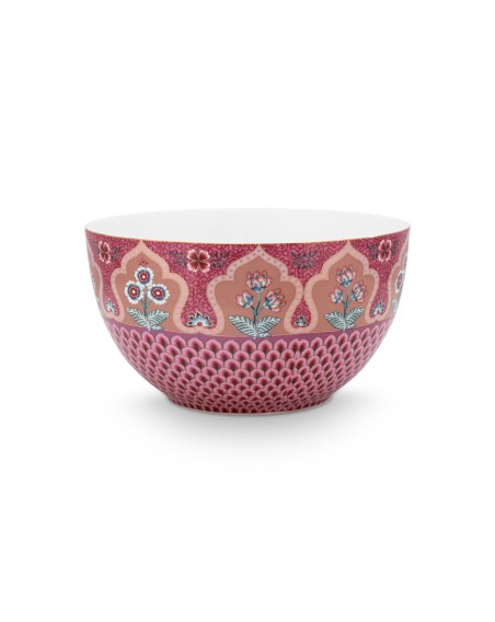 Flower Festival Scallop Deco, Schüssel, 18cm, dunkelpink
