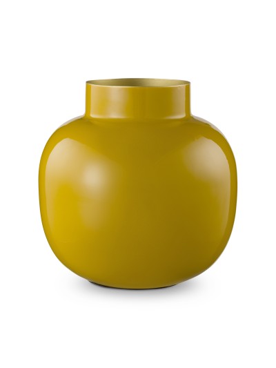 Pip Studio Vase, rund, 25 cm Gelb