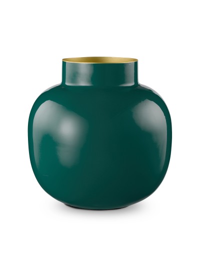 Pip Studio Vase, rund, 25 cm Dark Grün