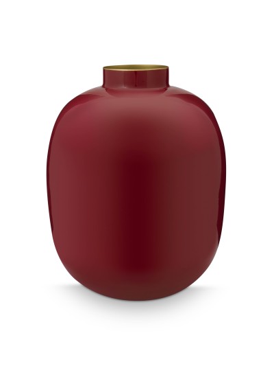 Pip Studio Vase, 32 cm, Dark Red