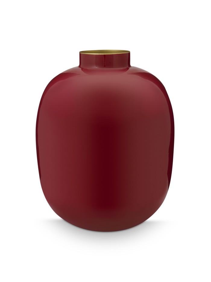 Pip Studio Vase, 32 cm, Dark Red