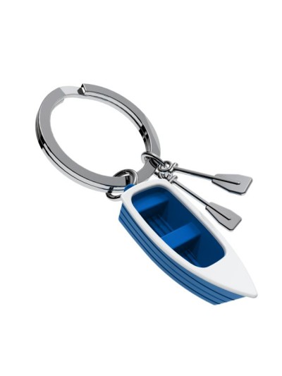 Schlüsselanhänger Ruderboot mit Paddel