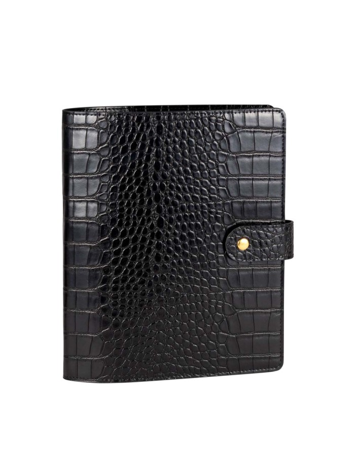 Notizbuch Schreibkladde ''My Planner'' Veganes Leder Schwarz A5