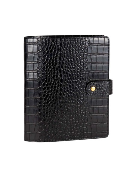 Notizbuch Schreibkladde ''My Planner'' Veganes Leder Schwarz A5
