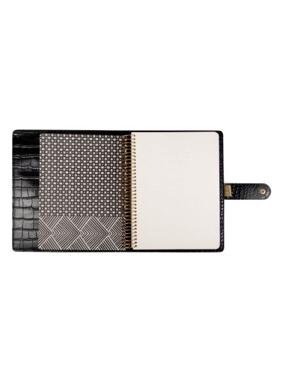 Notizbuch Schreibkladde ''My Planner'' Veganes Leder Schwarz A5