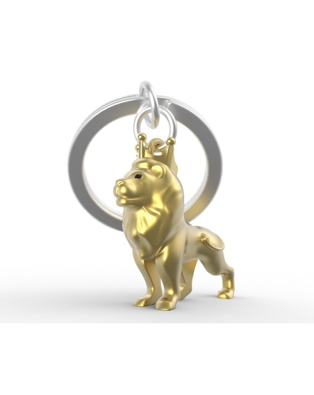 Schlüsselanhänger Löwe, Gold