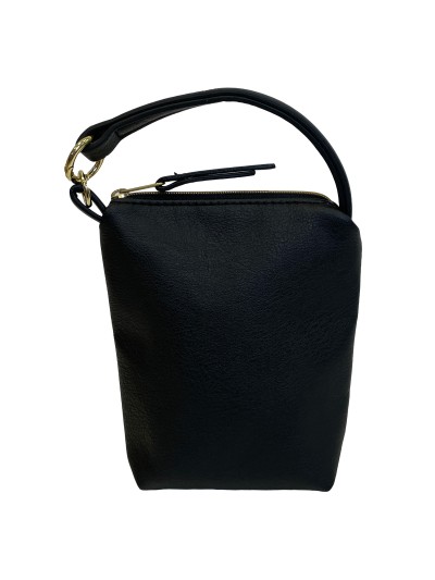 Freizeittasche - Handtasche mit Innentasche, Schwarz
