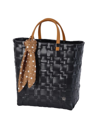 Einkaufstasche - Freizeittasche mit Schal, black
