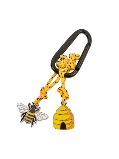 Schlüsselanhänger Biene Maja mit Karabiner