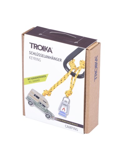 Schlüsselanhänger Camping mit Karabiner Schlüsselanhänger Camping mit Karabiner