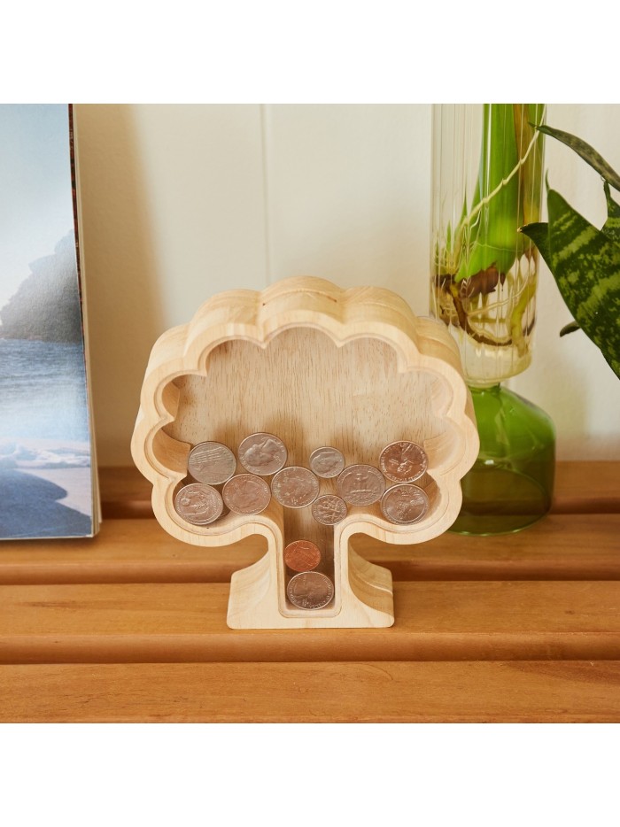 Spardose Holz-Baum "Money Tree"