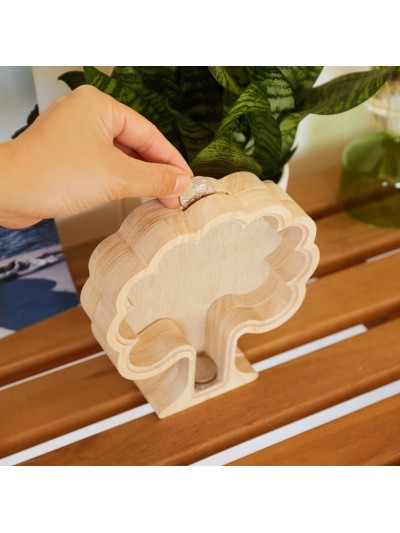 Spardose Holz-Baum "Money Tree"