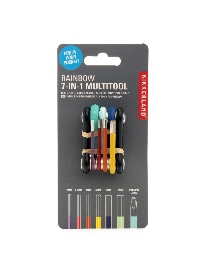 Multitool 7-IN-1 Werkzeug Regenbogen