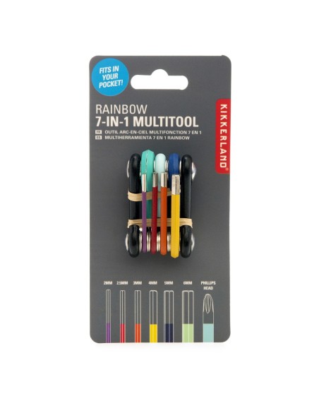 Multitool 7-IN-1 Werkzeug Regenbogen