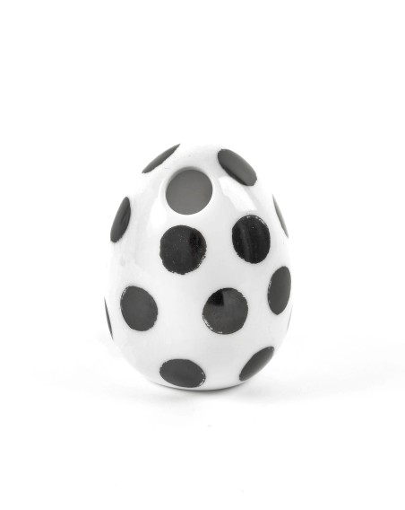 Eier Vase "Pünktchen" Porzellan 8x5,5cm