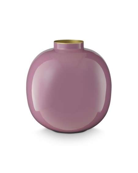 Pip Studio Vase, 23 cm Lila Pastell, Metall