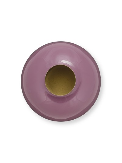 Pip Studio Vase, 23 cm Lila Pastell, Metall