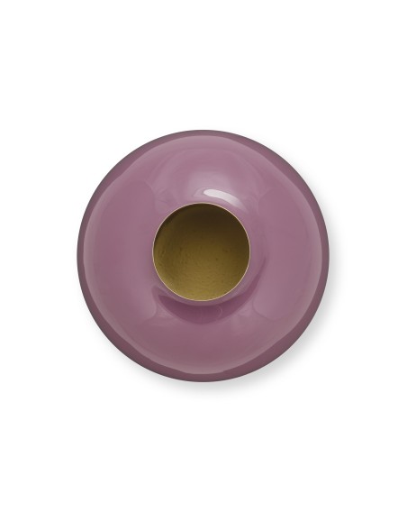 Pip Studio Vase, 23 cm Lila Pastell, Metall